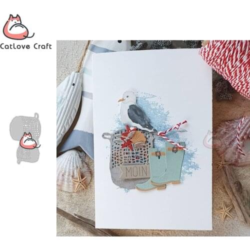 Catlove Basket Metal Cutting Dies Scrapbooking Mold Knife Stencil Die Cuts Card Making DIY Craft Embossing New Dies For 2020