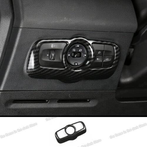 Lsrtw2017 for Chery Tiggo 8 Car Headlight Switch Frame Cover Sticker Trims Interior Accessories 2018 2019 2020 Auto