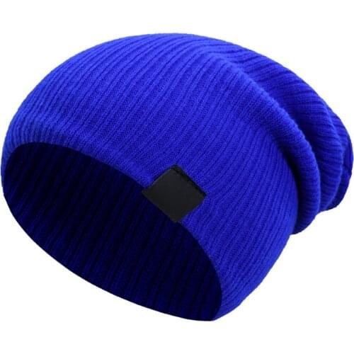 Men Women Winter Beanies Cap Outdoor Bonnet Skiing Hat Soft Knitted Hat NOV99
