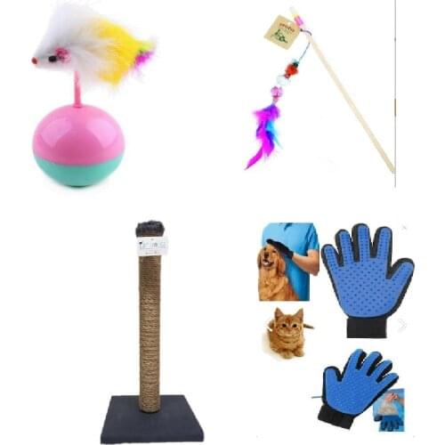 4 pcs set for your cat toy Cat Be scratched 42x30x30cm cat ball cat groundbait