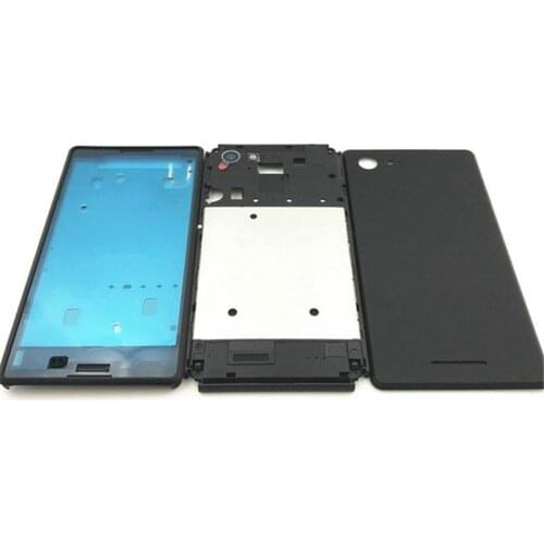 Full Housing For Sony Xperia E3 D2203 D2206 D2202 Battery Cover Back Rear Door Housing Case +LCD Middle Chasis Frame