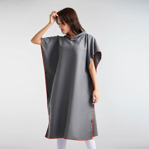 Surfing Poncho Mens Womens Bath Towel Bathrobe Microfiber Lightweight Quick Drying Cape Beach Diving Hot Spring Bathrode