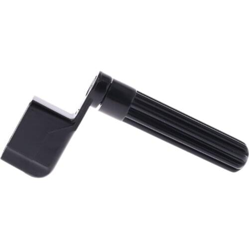 E9LE 1pc Guitar String Peg Winder Bridge Pin Puller For Acoustic Electric Tool Plastic Black