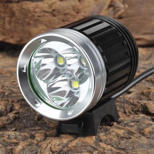 3-LED 3000lm Bicycle Light White Light T6 Headlight Waterproof Bike Lamp 4-mode LED Flashlight Bikelight LED Lamp Torchlight