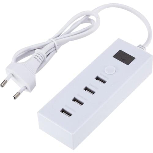 Power Strip USB 4 port intelligent multi-port multi-function charger fast charger 5V 2A fast charge USB plug