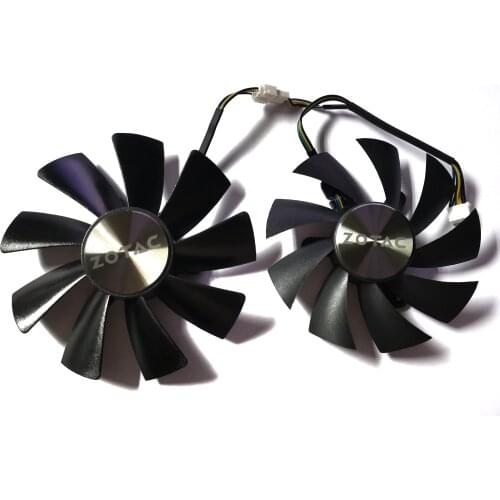 87MM GA92S2H 100MM GAA8S2H GAA8S2U 4Pin Cooler Fan For ZOTAC GTX 1060 1070 Ti MINI HA 1080 Ti MINI Dual Graphic Card Cooling Fan