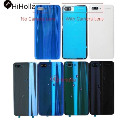 Back Glass For Huawei honor 10 Back Battery Cover Housing+Rear Camera Lens For Honor 10 Battery Door Cover COL-L29 Replacement