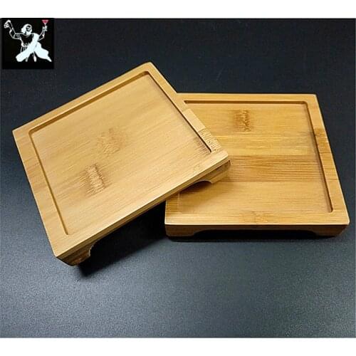 1piece 10.5cm Wood Coasters Table Cup Mat Kitchen Mat Pad For Bar Cocktail Bar Tool