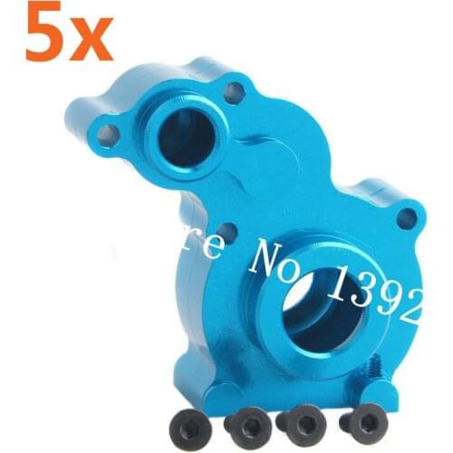 5 Pieces RC Axial SCX10 Parts Aluminum Center Gear Box Mount SCX-10 SCX10-13 For 1/10 Scale Models RC Car Rock Crawler CNC