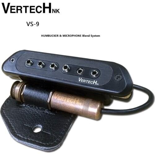 Vertech VS-9 series Acoustic Guitar Pickup Soundhole Soundboard Finger style Pick up Easy Installation