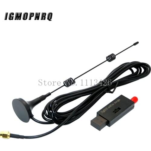 Wireless Zigbee CC2531 2540 Sniffer Bare Board Packet Protocol Analyzer USB Interface Dongle Capture Packet Module +8DBI Antenna