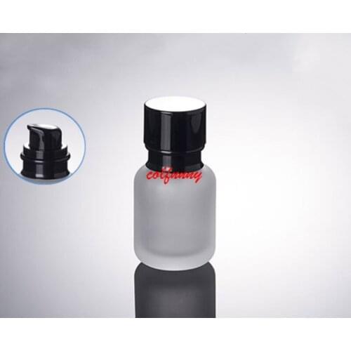 50ml Frosted Glass Beak With Pump Lotion Bottle With Plastic Pump Empty Perfume Bottle For Packaging Fragrance F060404