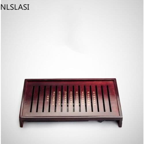 Solid Wood Tea Tray Drainage Water Storage Tea Set Accessories Drawer Tea Board Table Chinese Tea Ceremony Tools