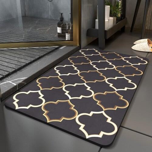 Eovna Bathroom Bath Mat Non-slip Carpets In Wash Basin Bathtub Side Floor Rug Shower Room Doormat Bathroom Decoration