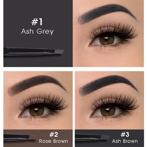 Makeup Tools Star Pattern Waterproof 5 Colors Super Thin Double-headed Eyebrow Pencil for Party