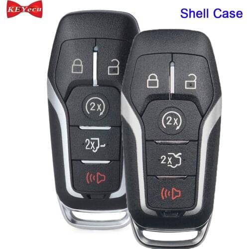 KEYECU 10x for Ford F150 F250 Edge Explorer Fusion Mustang for Lincoln MKC MKX Remote Shell Case for M3N-A2C31243300