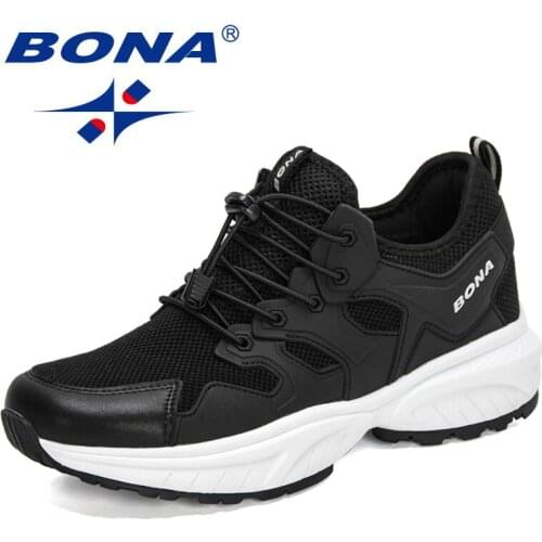 BONA 2021 New Designers Luxury Brand Sneakers Men Casual Walking Shoes Man Leisure Footwear Chaussure Homme Zapatos de Hombre
