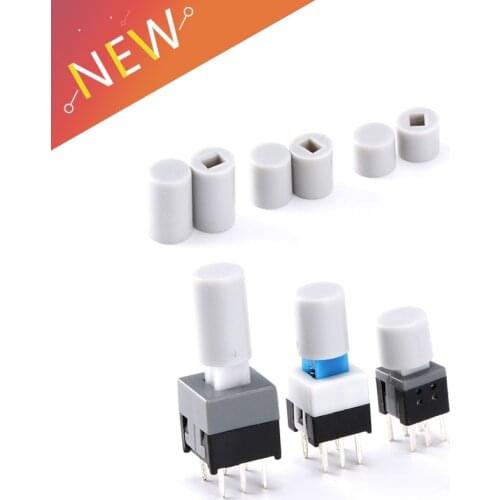 100PCS/Lot Small Switch Button Cap Can Match with5.8*5.8MM 7*7MM 8*8MM 8.5*8.5MM Button Switch Micro switch button