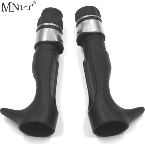 MNFT 5Pcs With Hole Plastic Pistol Shape Baitcast Fishing Rod Wheel Seat Ice & Fly Fishing Reel Building Repair DIY Tools