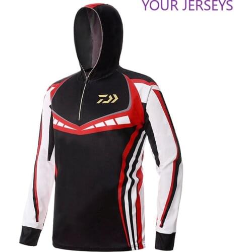 2022 New Summer Fishing Clothes Hooded Men OutdoorJacket Quick-Drying Coat Shirt For Hiking Cycling Vest DAIWA Pesca Camiseta