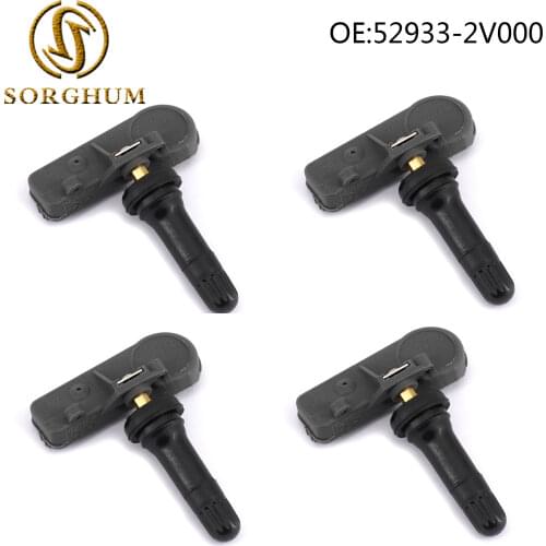 New 4pcs Tire Pressure Monitoring Sensor TPMS For Hyundai Veloster 52933-2V000 529332V000 52933 2V000 315MHz