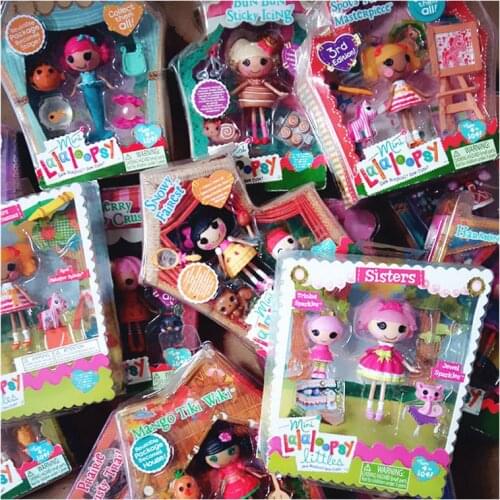 New Lalaloopsy Toys Set Mini Lala-Oopsies Figure Dolls For Girls Kids Play House Toys Decoration Children Birthday Gifts