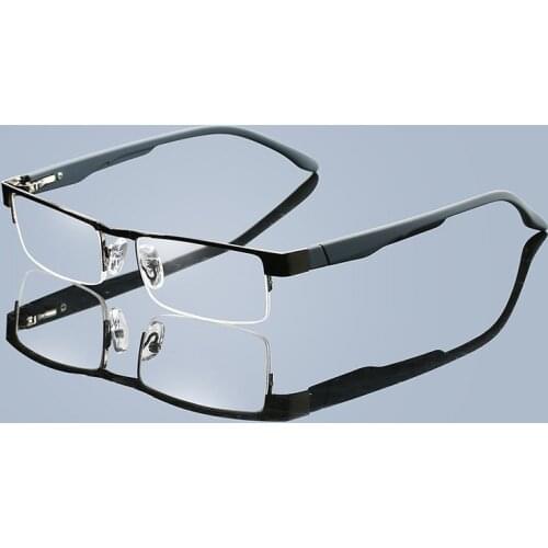 Men Women Titanium alloy Reading Glasses Non spherical 12 Layer Coated lenses Retro Business Hyperopia Prescription Eyeglasses