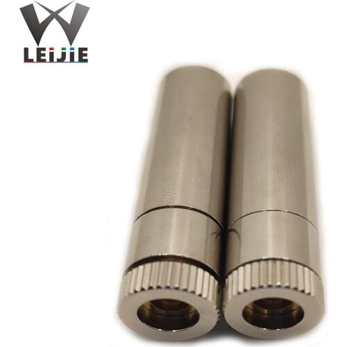 One Pair 2pcs 12x45mm 5.6mm Laser Diode Housing Case Shell Spring w/ Metal 200nm-1100nm Collimating Lens DIY for LD Laser Module