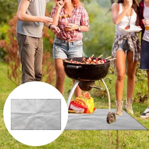 Camping Glass Fiber Fire Retardant Blanket Fireproof Thermal Resistant Mat Pad