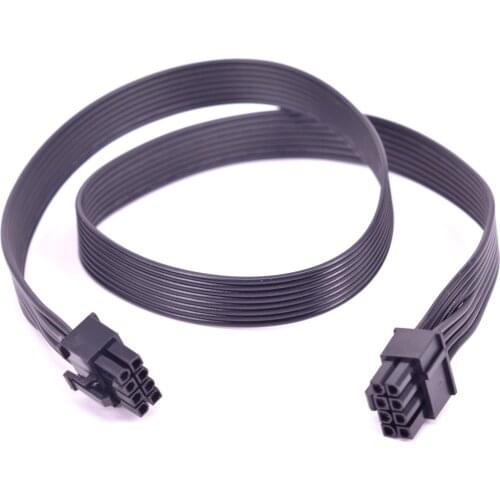 PCI express GPU 8pin to 6+2Pin Power supply Cable PCIe Graphics card 8pin to 6pin male to male power cord For Corsair CS series