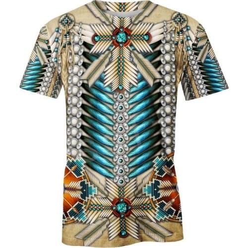 Tessffel Indian Native culture Harajuku Casual Colorful Tracksuit New Fashion Funny 3DfullPrint Unisex T-shirts Mens Womens s-8