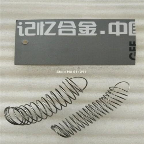 Nitinol shape memory alloy spring,nitinol wire springs