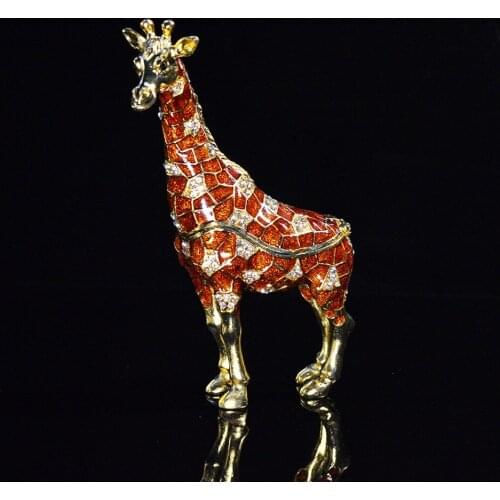 QIFU New Arrive Giraffe Animal Figurine Souvenir Home Decor