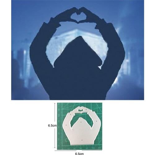 Craft dies Hands like heart frame metal cutting dies scrapbooking diy paper card making embossing die cut stencils dies new 2020