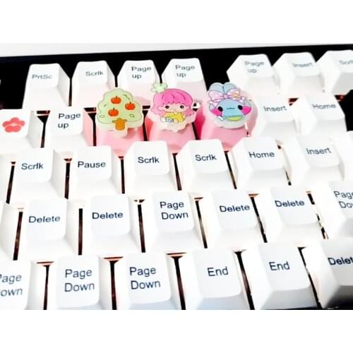 PBT Pink Keycap 1PC Cherry Profile R4 for cherry MX Switch Mechanical Keyboard