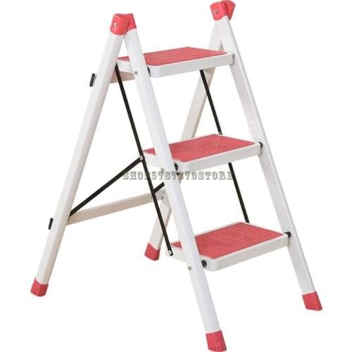 Family Herringbone Ladder Three Step Ladder Climbing Step Ladder Color Ladder Kitchen New Family Ladder Folding Ladder