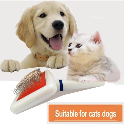 Pet Dog Cat Puppy Hair Shedding Grooming Trimmer Fur Comb Brush Slicker Tool Gilling Brush Pet Beauty Grooming Tool Airbag Combs