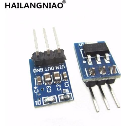 High Quality 5PCS 5V to 3.3V For DC-DC Step-Down Power Supply Buck Module AMS1117 LDO 800MA