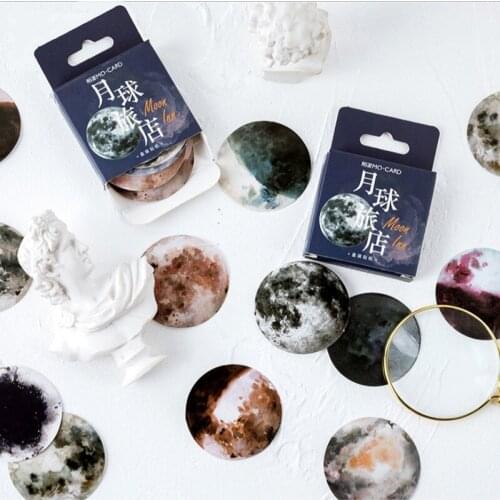46pcs Universe Cosmos Planet DIY Stickers Craft Supplies Handmade Gift Card Cute Scrapbook Decoration Making DIY