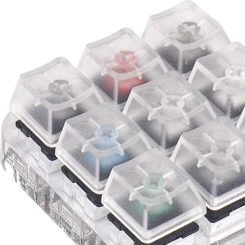 9 Keys Translucent Keycaps Mechanical Keyboard Switch Kit Sampler