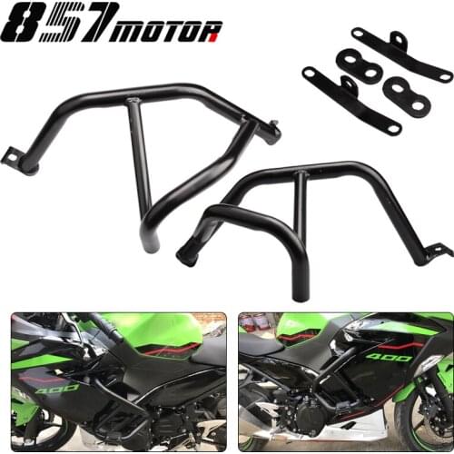 Motorcycle Bumper for Kawasaki Ninja 400 Ninja 250 2018 2019 2020 Engine Guard Crash Bars Frame Protector Bumper Bar Ninja400