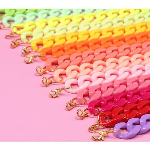 LNFCXI Fashion Men Women Neck Chain for Mask Glasses Acrylic Sunglasses Chains Lanyard Reading Eyeglasses Cord Neck Strap Rope