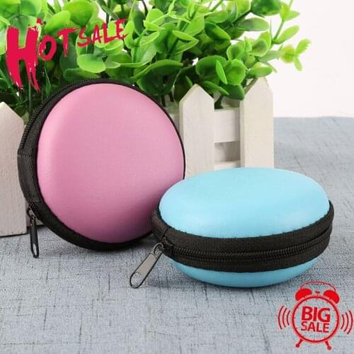 Mult Color Storage Hold Case Storage Carrying Hard Earphone Bag Case For Headphone Earbuds Memory Card Outdoor Camping