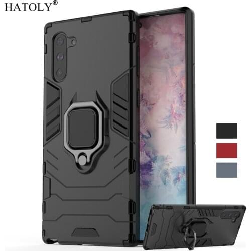 For Cover Samsung Galaxy Note 10 Case Shockproof Armor Cover For Galaxy Note10 Ring Holder Stand Phone Case For Samsung Note 10