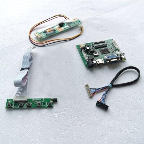 For LT150X2/LT150X3 laptop screen VGA 2AV 1024*768 1CCFL inverter 15" LVDS 20-Pin LCD screen controller drive board DIY set