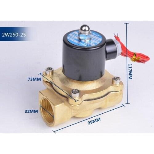 2W250-25 1“ lpg lng solenoid valve 2/2 WAY DIRECT ACTING SOLENOID VALVE
