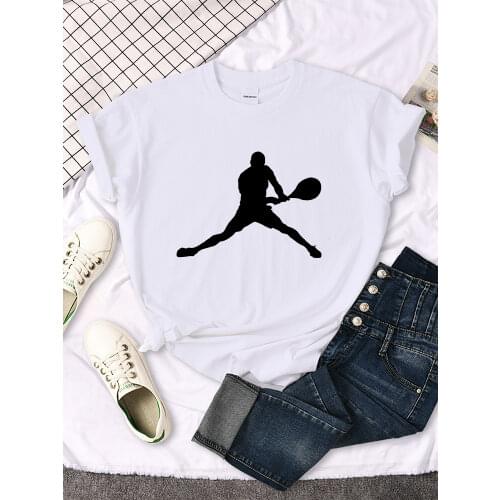 Tennis Player Anime Character Womens t-Shirts Harajuku Clothes Classic Style Tshirt Breathable Clothing Summer Womens Tshirts