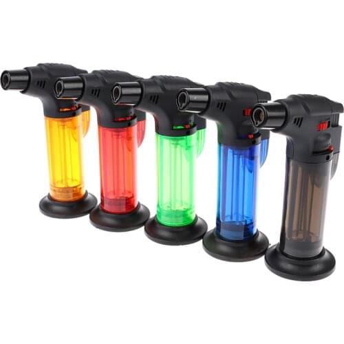 BBQ Kitchen Welding Torch Lighter Butane Jet Gas Lighter Turbo Portable Spray Gun Windproof Cigar Pipe Lighter Outdoor