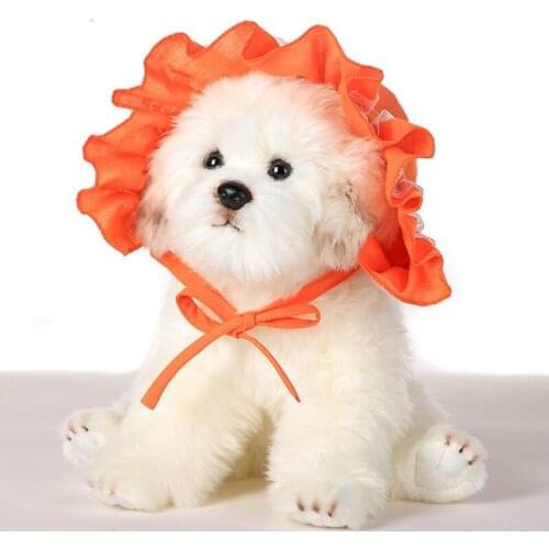 Summer Pet Dog Sun Hat Puppy Canvas Beach Visor Baseball Hat Home Pets Outdoor Sunscreen Accessories