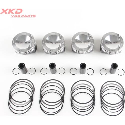 EA888 2.0T Piston Ring Assembly Set For V-W CC Golf Jett-a EOS A-udi A3 A4 A5 Q3 Q5